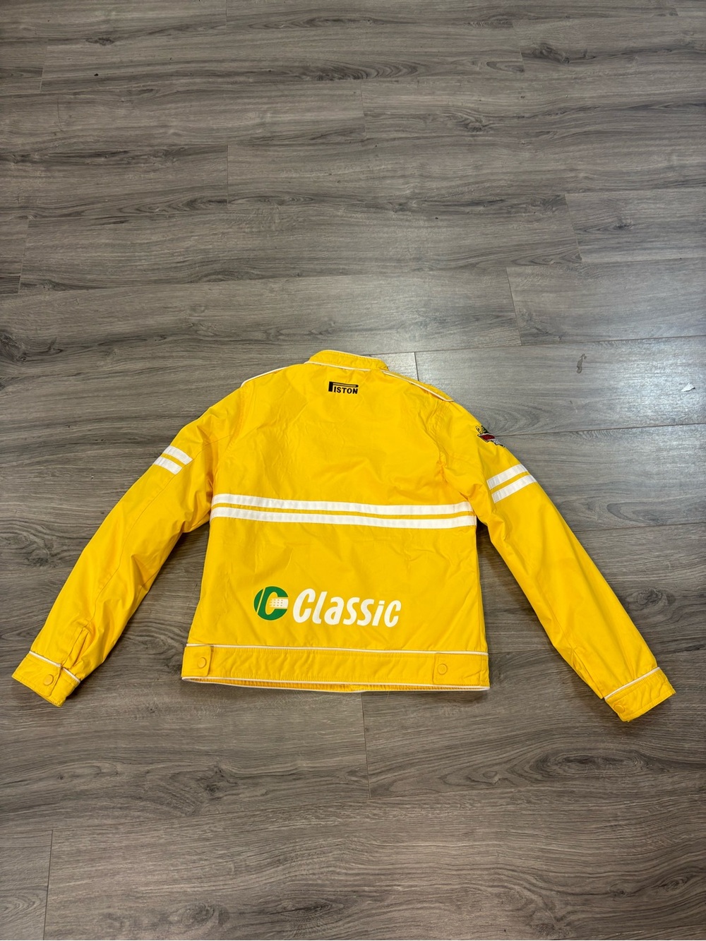 Yellow Piston Racing Bomber Jacket - Picture 2 of 4